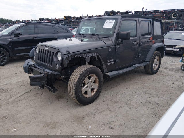 Продаж на аукціоні авто 2017 Jeep Wrangler Unlimited Sport 4x4, vin: 1C4BJWDG1HL567358, номер лоту: 45968663