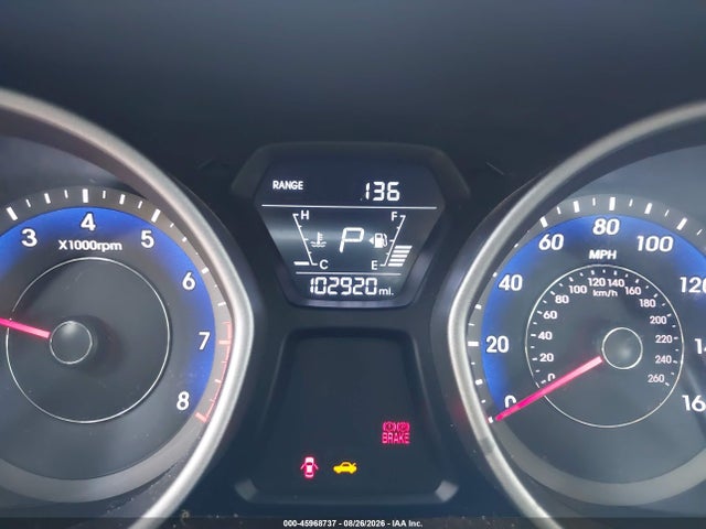 45968737 :رقم المزاد ، KMHDH4AEXFU355394 vin ، 2015 Hyundai Elantra Se مزاد بيع
