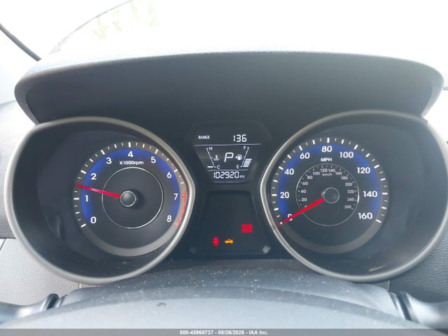 45968737 :رقم المزاد ، KMHDH4AEXFU355394 vin ، 2015 Hyundai Elantra Se مزاد بيع
