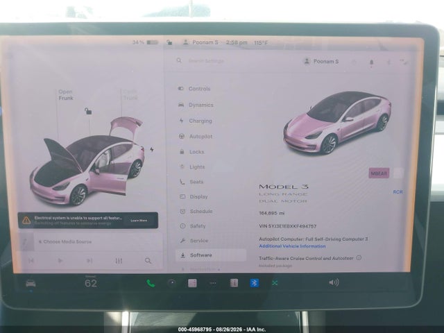 Tesla Model 3 Long Range/performance 2019 5YJ3E1EBXKF494757 Image 18