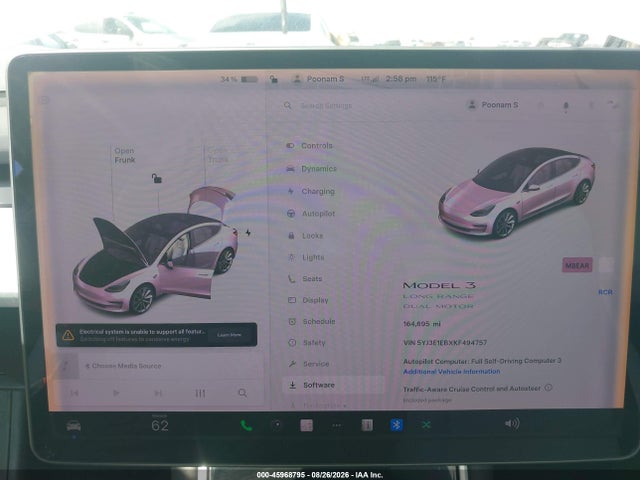 Tesla Model 3 Long Range/performance 2019 5YJ3E1EBXKF494757 Image 7