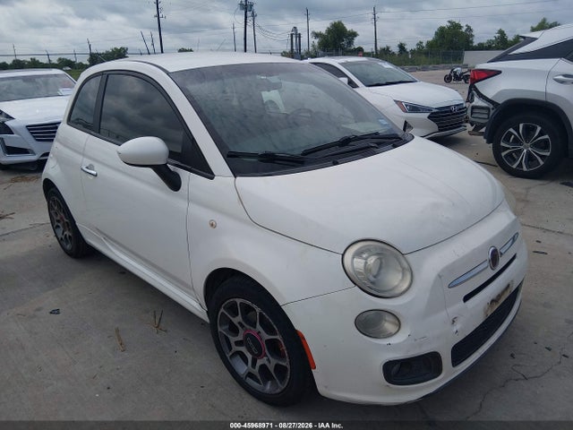 2012 Fiat 500 Sport მანქანა იყიდება აუქციონზე, vin: 3C3CFFBR7CT116639, აუქციონის ნომერი: 45968971