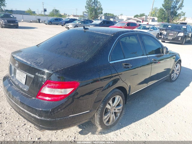 45969067 :رقم المزاد ، WDDGF81X09R058857 vin ، 2009 Mercedes-benz C 300 Luxury 4matic مزاد بيع