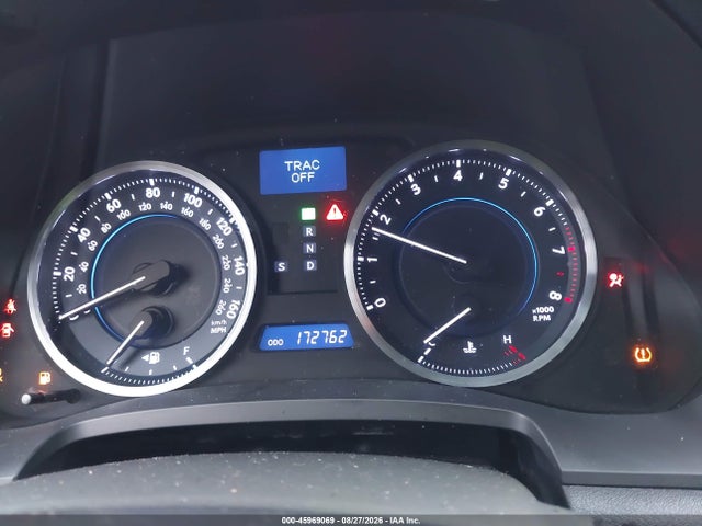 Aukcja sprzedaży 2012 Lexus Is 250, vin: JTHBF5C20C5162251, numer aukcji: 45969069