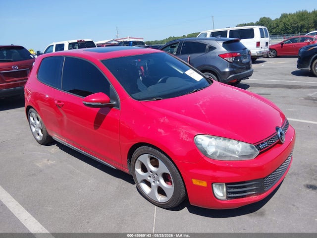 2010 Volkswagen Gti 2-door მანქანა იყიდება აუქციონზე, vin: WVWEV7AJ7AW182611, აუქციონის ნომერი: 45969143