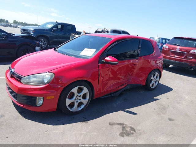 2010 Volkswagen Gti 2-door მანქანა იყიდება აუქციონზე, vin: WVWEV7AJ7AW182611, აუქციონის ნომერი: 45969143
