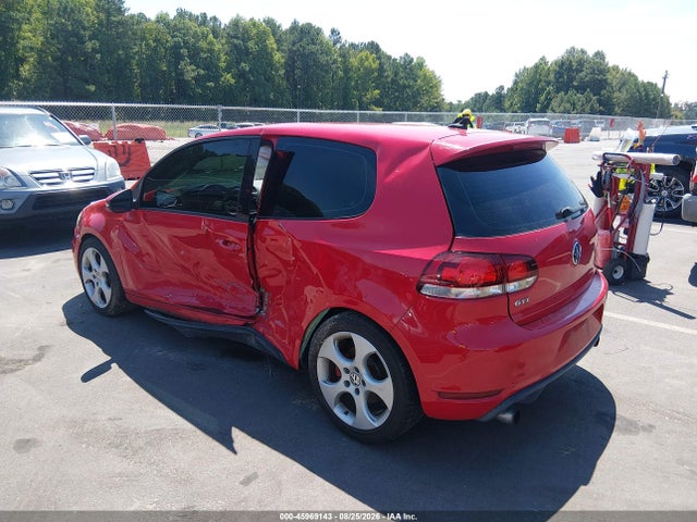 2010 Volkswagen Gti 2-door მანქანა იყიდება აუქციონზე, vin: WVWEV7AJ7AW182611, აუქციონის ნომერი: 45969143