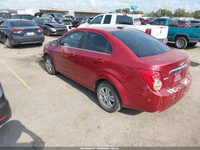 45969157 :رقم المزاد ، 1G1JC5SH5G4163816 vin ، 2016 Chevrolet Sonic Lt Auto مزاد بيع