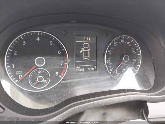 2012 Volkswagen Passat 2.5l Se მანქანა იყიდება აუქციონზე, vin: 1VWBP7A33CC079394, აუქციონის ნომერი: 45969177