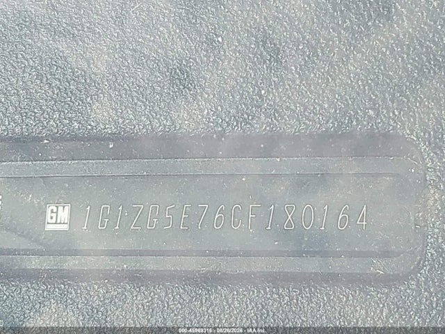 45969316 :رقم المزاد ، 1G1ZG5E76CF180164 vin ، 2012 Chevrolet Malibu 2lz مزاد بيع