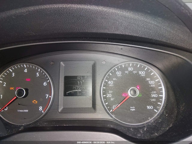 2012 Volkswagen Jetta 2.5l Se მანქანა იყიდება აუქციონზე, vin: 3VWDP7AJ8CM452113, აუქციონის ნომერი: 45969336