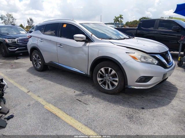 2016 Nissan Murano Sl მანქანა იყიდება აუქციონზე, vin: 5N1AZ2MH6GN116978, აუქციონის ნომერი: 45969392