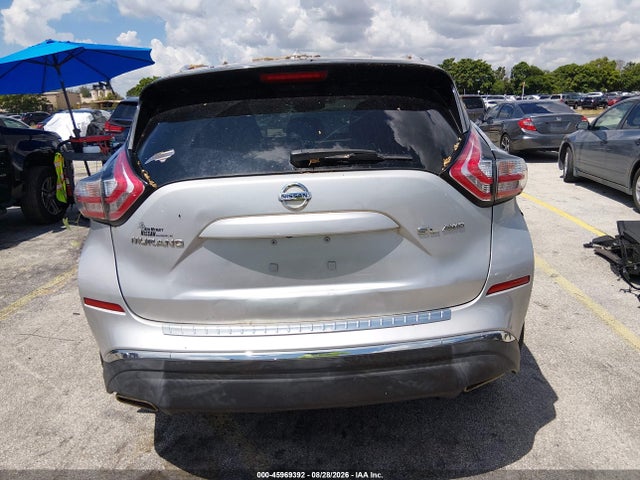 Продаж на аукціоні авто 2016 Nissan Murano Sl, vin: 5N1AZ2MH6GN116978, номер лоту: 45969392