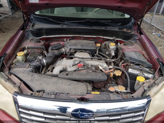 2010 Subaru Forester 2.5x მანქანა იყიდება აუქციონზე, vin: JF2SH6AC3AG716298, აუქციონის ნომერი: 45969415