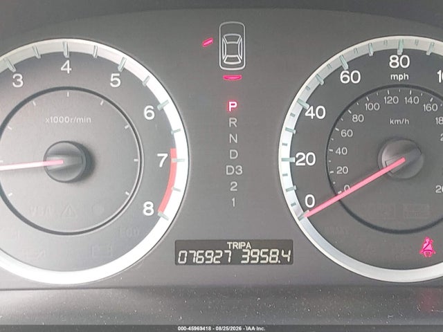 45969418 :رقم المزاد ، 1HGCP2F30AA177778 vin ، 2010 Honda Accord 2.4 Lx مزاد بيع