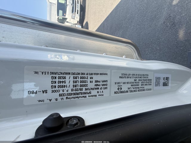 Продаж на аукціоні авто 2019 Hino 338 Box Truck, vin: 5PVNV8JR0K4S51339, номер лоту: 45969595
