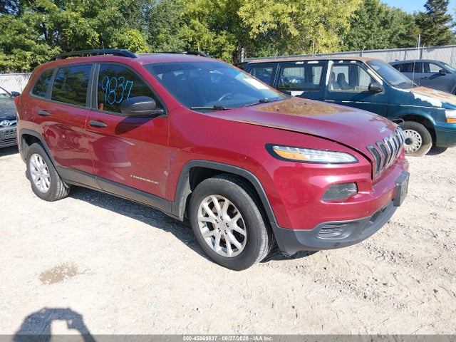 Auction sale of the 2016 Jeep Cherokee Sport, vin: 1C4PJMAB1GW204381, lot number: 45969837