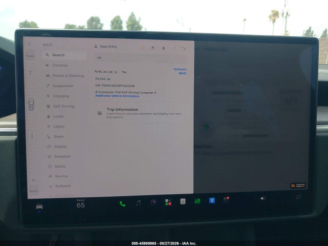 Tesla Model X Dual Motor All-wheel Drive/standard Range 2023 7SAXCAE53PF402299 Image 18