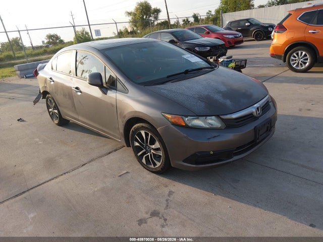 45970038 :رقم المزاد ، 2HGFB2F8XCH586575 vin ، 2012 Honda Civic Ex مزاد بيع