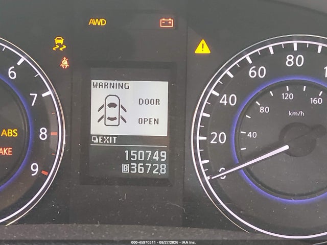 Продаж на аукціоні авто 2013 Infiniti G37x, vin: JN1CV6AR7DM766372, номер лоту: 45970311