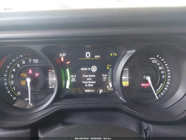 Продаж на аукціоні авто 2024 Jeep Wrangler 4xe Sport S 4xe, vin: 1C4RJXN62RW141589, номер лоту: 45970342