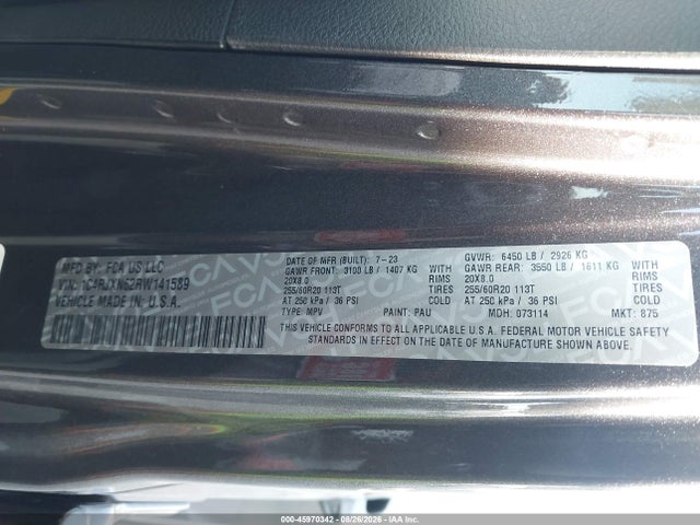 Продаж на аукціоні авто 2024 Jeep Wrangler 4xe Sport S 4xe, vin: 1C4RJXN62RW141589, номер лоту: 45970342