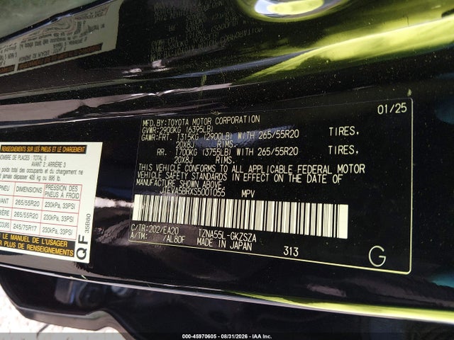 JTEVA5BRXS5001055 Toyota 4runner Trd Sport Premium