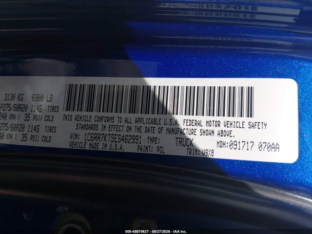 Продажа на аукционе авто 2014 Ram 1500 Express, vin: 1C6RR7KT5ES462991, номер лота: 45970627