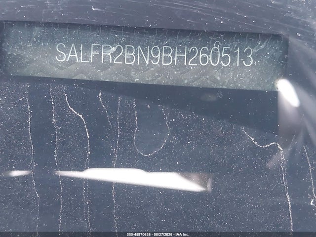 Aukcja sprzedaży 2011 Land Rover Lr2, vin: SALFR2BN9BH260513, numer aukcji: 45970636