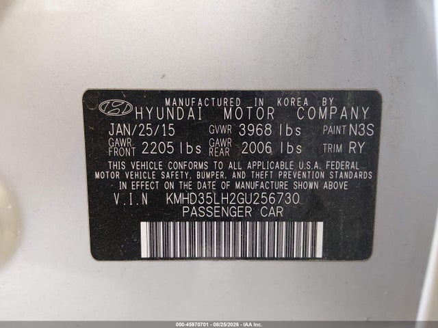 Hyundai ELANTRA GT 2016 KMHD35LH2GU256730 Image 9