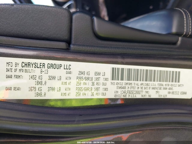 Jeep Grand Cherokee Limited 2014 1C4RJFBG5EC269277 Image 9