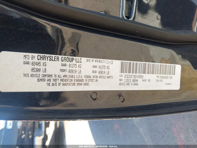 Продажа на аукционе авто 2014 Dodge Charger R/t, vin: 2C3CDXCT8EH189391, номер лота: 45970737