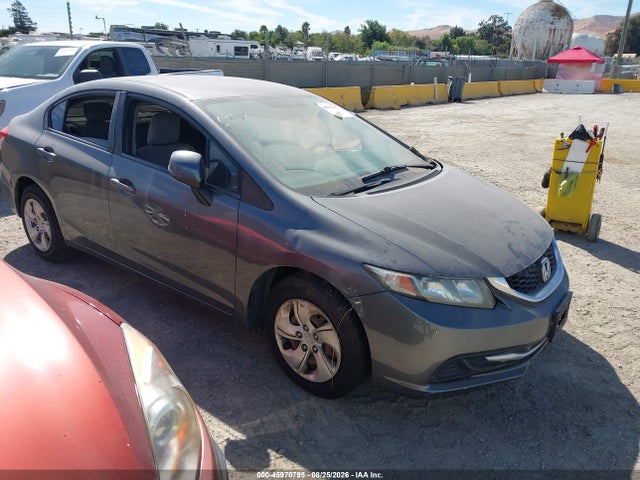 2013 Honda Civic Lx მანქანა იყიდება აუქციონზე, vin: 19XFB2F54DE255914, აუქციონის ნომერი: 45970795