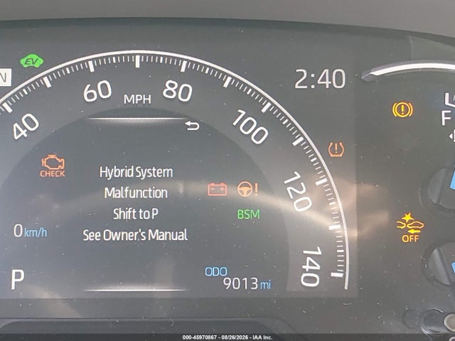 Auction sale of the 2025 Toyota Rav4 Hybrid Se, vin: 2T3T6RFV1SW086016, lot number: 45970867