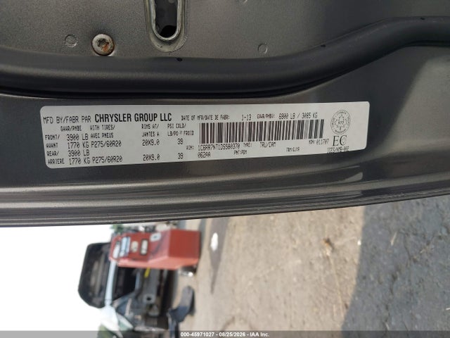 45971027 :رقم المزاد ، 1C6RR7NT1DS580370 vin ، 2013 Ram 1500 Laramie مزاد بيع