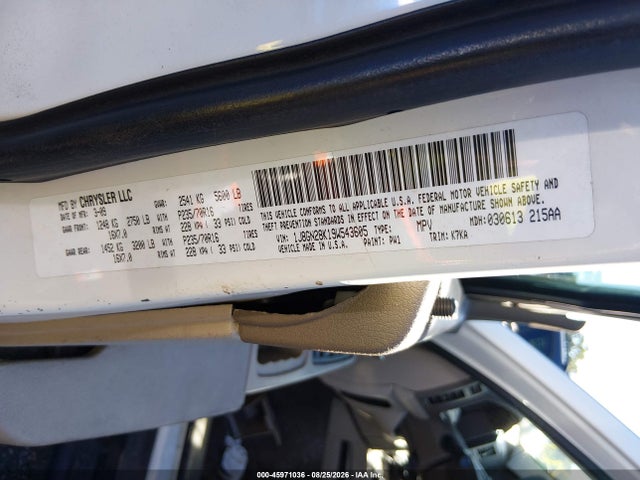 45971036 :رقم المزاد ، 1J8GN28K19W543605 vin ، 2009 Jeep Liberty Sport مزاد بيع