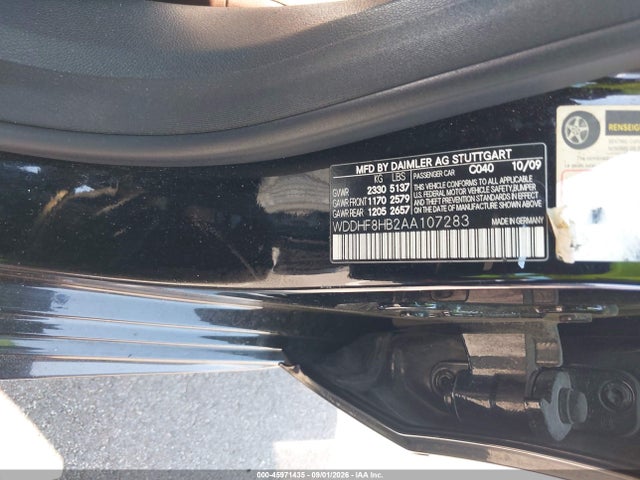 Продаж на аукціоні авто 2010 Mercedes-benz E 350 4matic, vin: WDDHF8HB2AA107283, номер лоту: 45971435