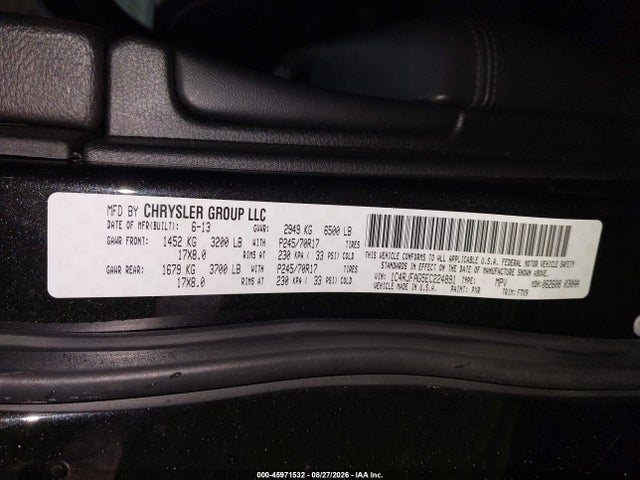 Auction sale of the 2014 Jeep Grand Cherokee Laredo, vin: 1C4RJFAG5EC224891, lot number: 45971532
