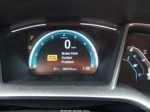 45971600 :رقم المزاد ، 19XFC1F72HE206810 vin ، 2017 Honda Civic Ex-l مزاد بيع