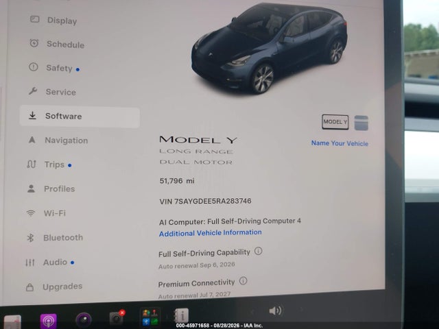 Продаж на аукціоні авто 2024 Tesla Model Y Long Range Dual Motor All-wheel Drive, vin: 7SAYGDEE5RA283746, номер лоту: 45971658