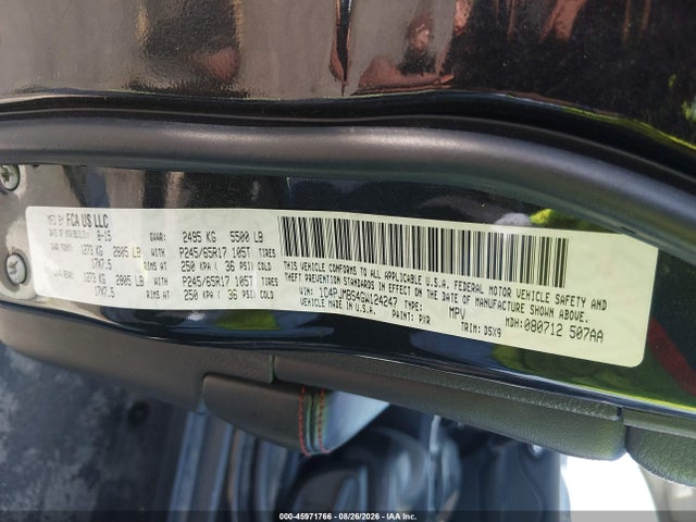 Продажа на аукционе авто 2016 Jeep Cherokee Trailhawk, vin: 1C4PJMBS4GW124247, номер лота: 45971766