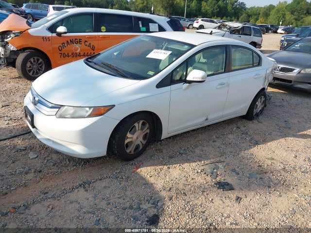 Продаж на аукціоні авто 2012 Honda Civic Hybrid, vin: JHMFB4F21CS009754, номер лоту: 45971781