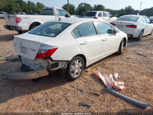 Продаж на аукціоні авто 2012 Honda Civic Hybrid, vin: JHMFB4F21CS009754, номер лоту: 45971781