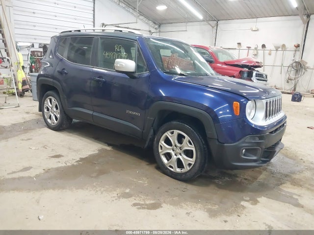 Продажа на аукционе авто 2016 Jeep Renegade Limited, vin: ZACCJBDT7GPD28286, номер лота: 45971799