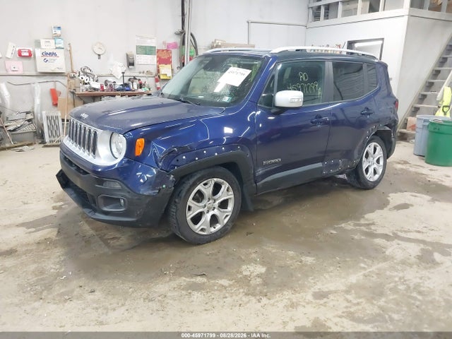 Aukcja sprzedaży 2016 Jeep Renegade Limited, vin: ZACCJBDT7GPD28286, numer aukcji: 45971799