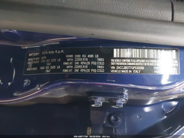 Aukcja sprzedaży 2016 Jeep Renegade Limited, vin: ZACCJBDT7GPD28286, numer aukcji: 45971799