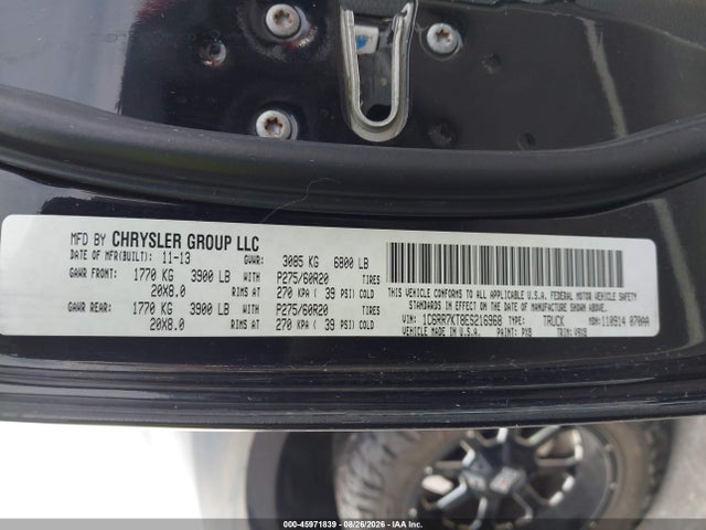 RAM 1500 Express 2014 1C6RR7KT8ES216968 Image 9