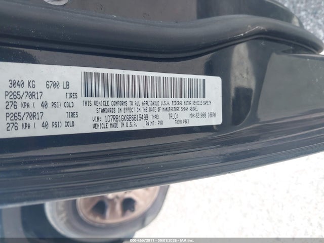 Aukcja sprzedaży 2011 Ram Ram 1500 St, vin: 1D7RB1GK6BS615499, numer aukcji: 45972011