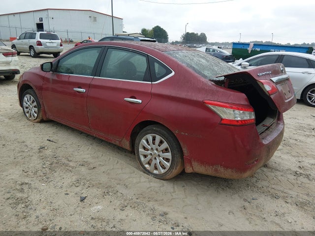 2014 Nissan Sentra Sv მანქანა იყიდება აუქციონზე, vin: 3N1AB7AP5EL675715, აუქციონის ნომერი: 45972042