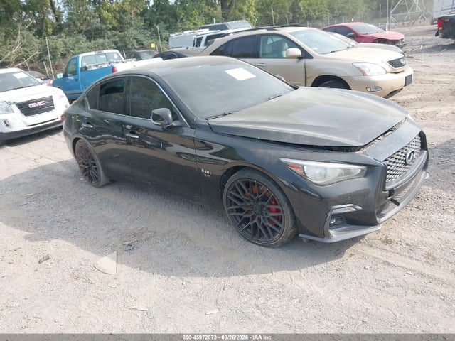 45972073 :رقم المزاد ، JN1FV7AR6KM830174 vin ، 2019 Infiniti Q50 3.0t Red Sport 400 مزاد بيع